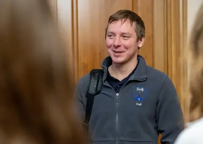 Первый космонавт из Красноярского края встретился со школьниками