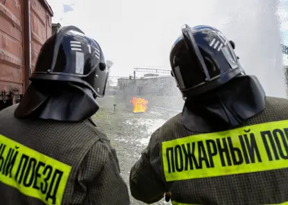 Пожарные поезда Красноярской железной дороги готовы прийти на помощь жителям 40 муниципальных районов Сибири