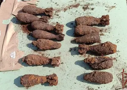 13 боеприпасов времен Великой Отечественной войны обнаружили в Красноярске