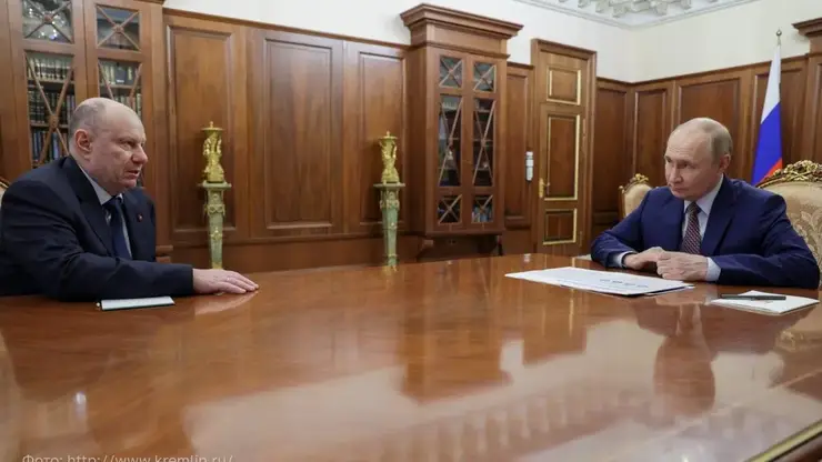 Президент России Владимир Путин провел рабочую встречу с главой «Норникеля» Владимиром Потаниным