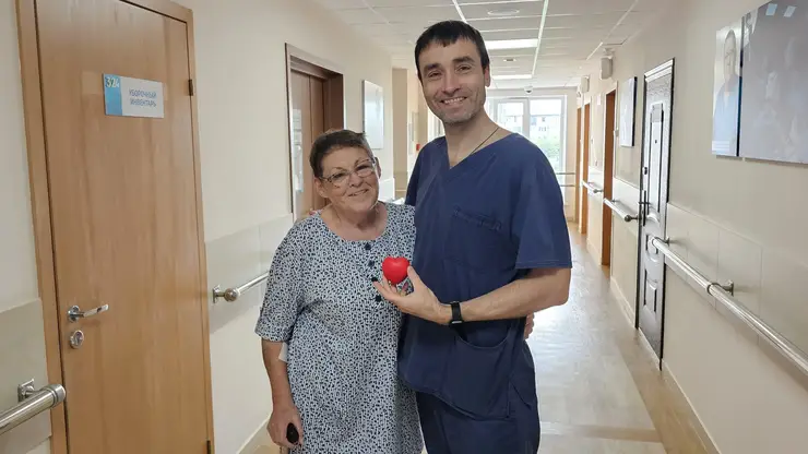 В Красноярске пенсионерке лапароскопически удалили половину печени с опухолью