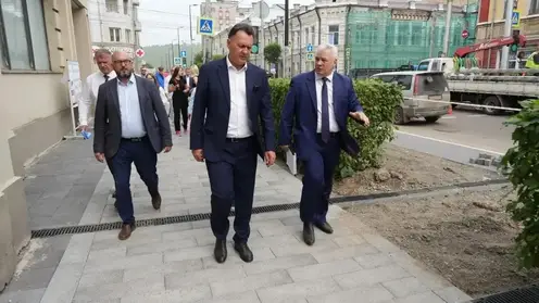 Сергей Верещагин раскритиковал подрядчиков за неаккуратный ремонт дорог в центре Красноярска