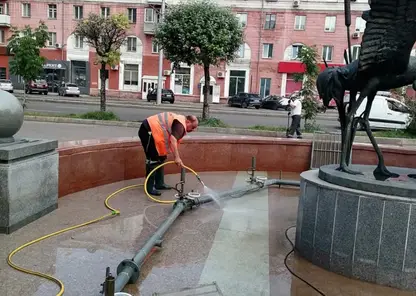 В Красноярске ввели ежедневный контроль за работой фонтанов