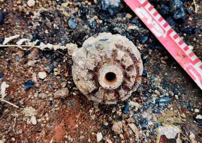 В Иркутске археологи нашли гранату времён Первой мировой войны