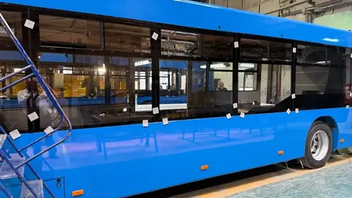 Красноярск получит 150 современных газомоторных автобусов до конца года: смотрим первые кадры с завода