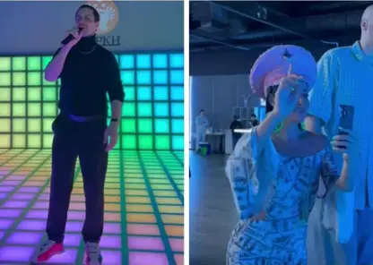 Встреча гигантов в боулинге: новосибирец сыграл с самым высоким человеком России