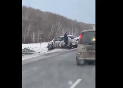 На трассе Барнаул – Новосибирск произошло массовое ДТП