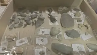 В Красноярске нашли артефакты возрастом до 14 тысяч лет — стоянку охотников на мамонтов и орудия труда В Красноярске нашли артефакты возрастом до 14 тысяч лет — стоянку охотников на мамонтов и орудия труда