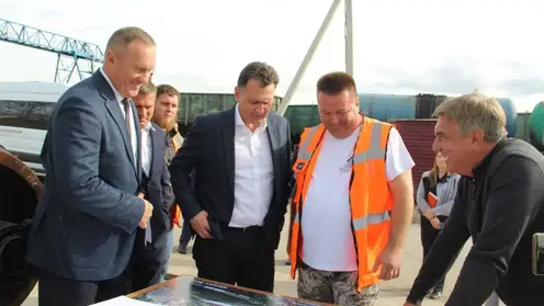 Председатель правительства Красноярского края Сергей Верещагин посетил промпарк «Ачинский»