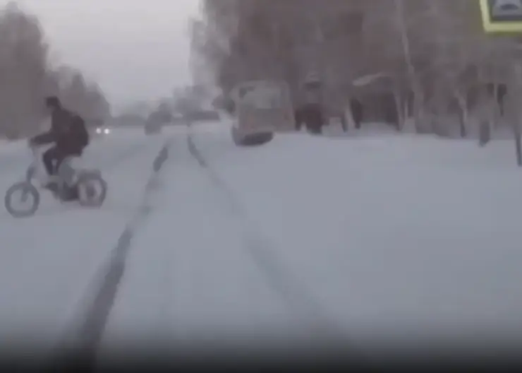 В Назарово оштрафовали 62-летнего велосипедиста за нарушение ПДД