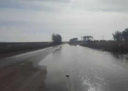 В Сухобузимском районе из-за подтопления затруднено движение на трассе Красноярск-Енисейск