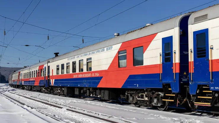 Поезд здоровья «Святитель Лука» отправится в предновогоднюю командировку по западным станциям КрасЖД