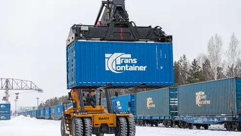 Перевозки контейнеров на Красноярской железной дороге в январе-ноябре увеличились на 3,8%