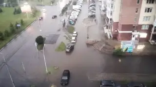 Вода лилась стеной: месячная норма осадков обрушилась на Красноярск за сутки