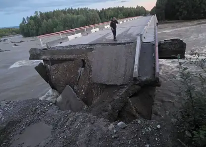 Мост в Забайкалье, подъезд к которому смыло, планируют восстановить уже сегодня