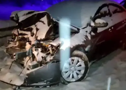 Три автомобиля столкнулись на трассе под Красноярском: пострадали взрослые и ребенок