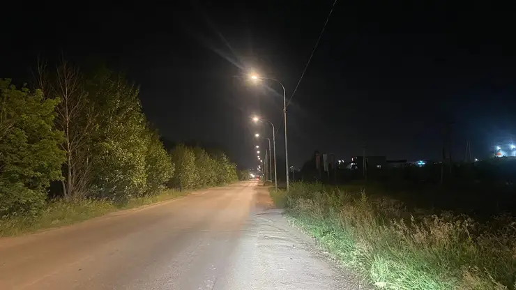 На двух улицах в Красноярске запустили освещение