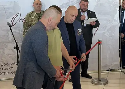 В Красноярске прошло открытие выставки «Они сражались за Родину»