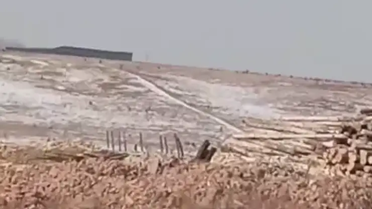 Под Красноярском обнаружили новую свалку строительных отходов