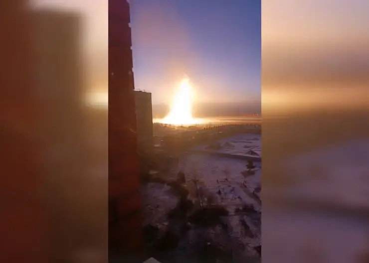 Взрыв газа произошел под Омском у поселка Ростовка