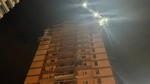 В Красноярске погиб рабочий, упав с 17-го этажа строящегося здания