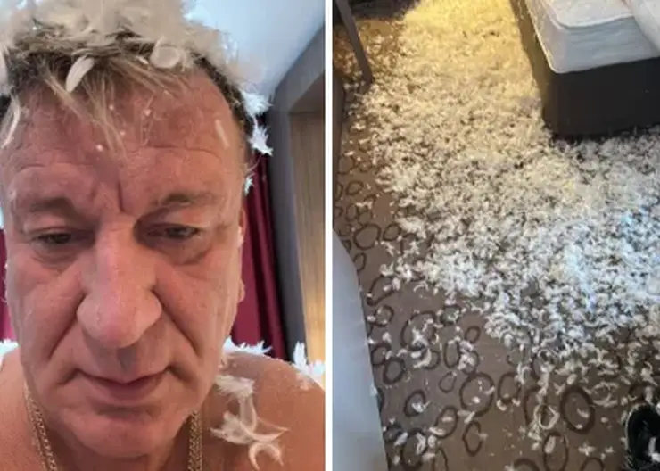 «Весь в перьях»: певец Пенкин заплатил 350 тыс рублей за порванный в новосибирском отеле матрас