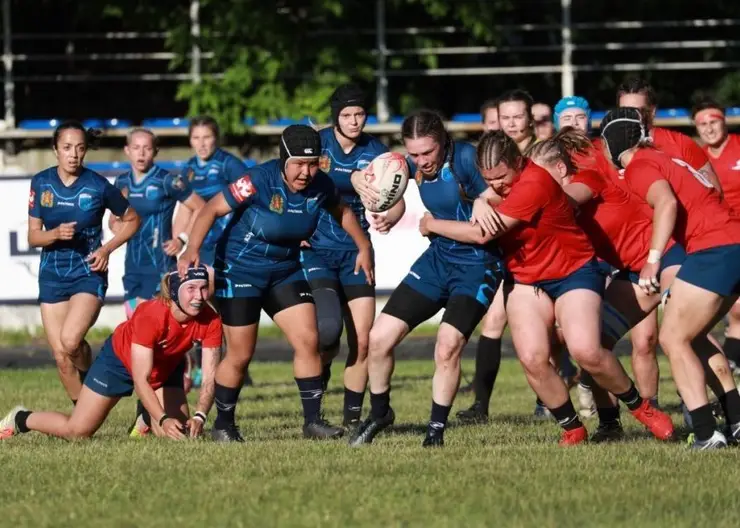 Женская сборная Красноярского края завоевала серебро Чемпионата России по регби-15