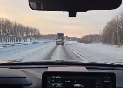 «Снежно-ледяной ад»: экс-мэр Красноярска раскритиковал федеральную трассу в крае