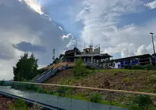 Красноярцам показали, как строят визит‑центр на Николаевской сопке