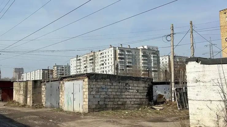 96 гаражей снесут на улице Гладкова в Красноярске, чтобы построить там новую дорогу