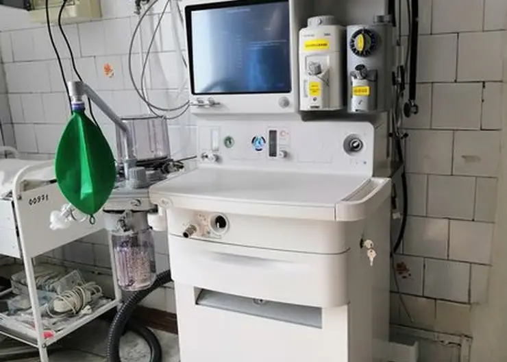 В красноярской детской больнице № 5 появилось анестезиологическое оборудование за 6,4 млн рублей