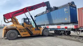 КрасЖД модернизирует терминально-логистический центр на станции Абакан в Хакасии КрасЖД модернизирует терминально-логистический центр на станции Абакан в Хакасии