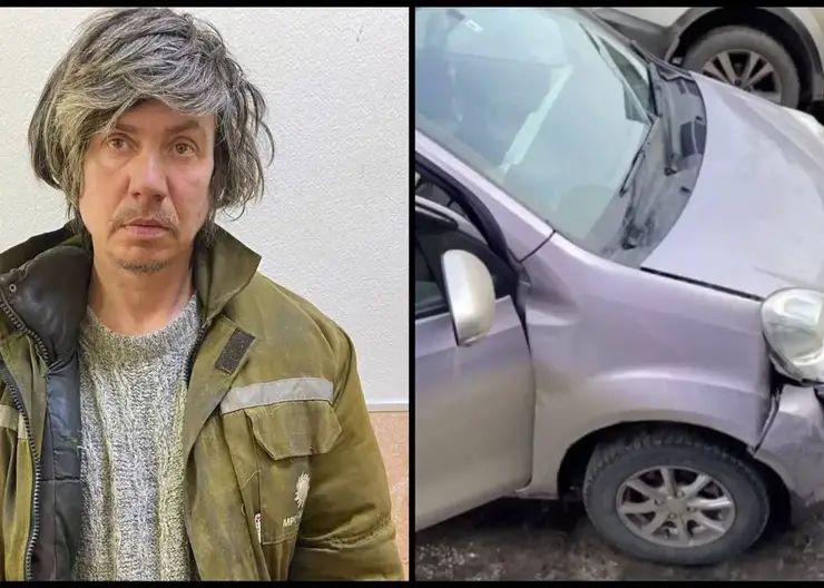 В Иркутске бездомный угнал машину, чтобы согреться и разбил ее