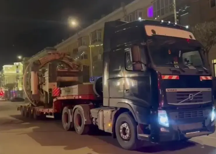 Третий тоннелепроходческий комплекс «Анастасия» прибыл в Красноярск