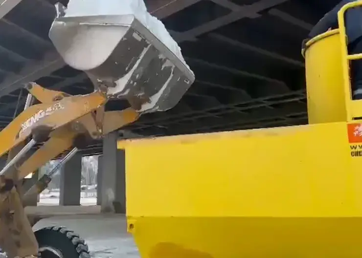 В Красноярске запустили вторую станцию для плавления снега