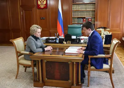 Михаил Котюков и Валентина Матвиенко обсудили реновацию Норильска и вопросы бюджетной политики