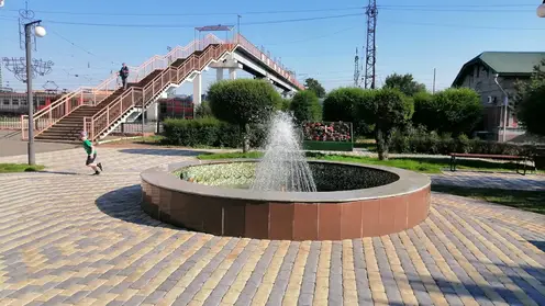 На станции Абакан Красноярской железной дороги завершилось благоустройство привокзальной площади