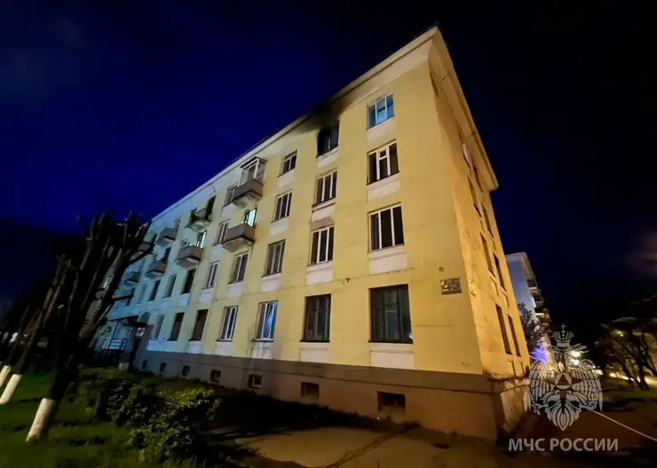 В Красноярске в общежитии при пожаре погиб мужчина