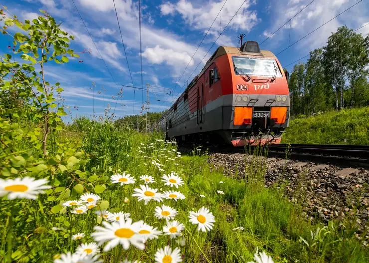 На период экстремально высоких температур воздуха введен особый график работы Красноярской железной дороги