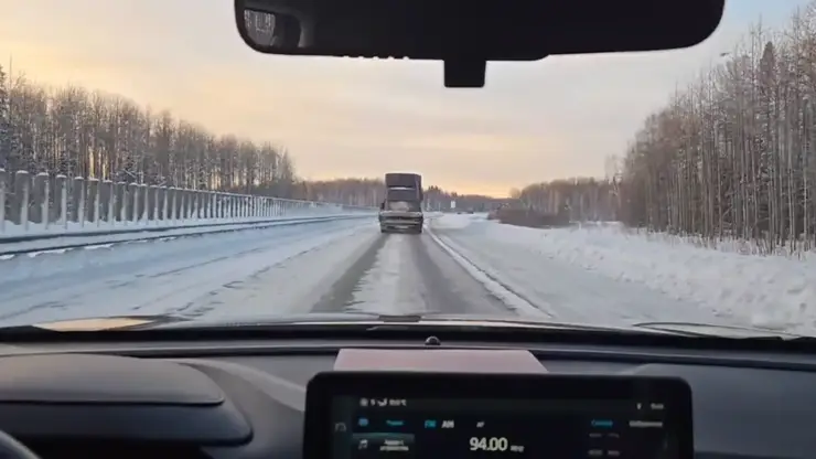 «Снежно-ледяной ад»: экс-мэр Красноярска раскритиковал федеральную трассу в крае