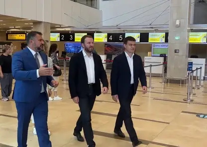 Помощник президента РФ Максим Орешкин прибыл в Красноярск с рабочим визитом