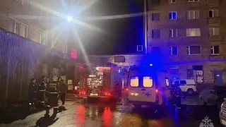 Четверых человек, включая ребёнка, спасли на пожаре в Норильске