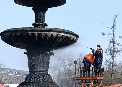 В Омске начали готовить фонтаны к лету: в мае запустят 13 объектов