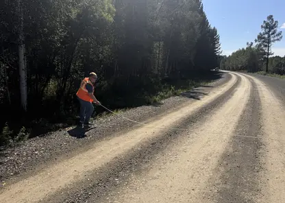 В Красноярском крае завершен ремонт участка трассы в Машуковку