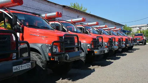 Лесные пожарные в Красноярском крае осваивают новую спецтехнику