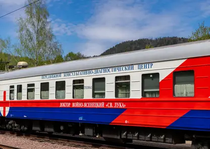 Поезд здоровья Красноярской железной дороги отправится на двухмесячную диагностику и ремонт