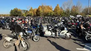 Колонна мотоциклистов пронеслась по Красноярску: как закрыли мотосезон 2025