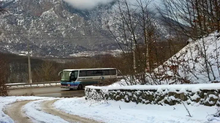 20 рейсовых автобусов не вышли на маршрут в Кемерово из-за морозов