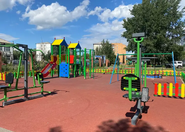 29 дворов благоустроили в Красноярске в 2023 году