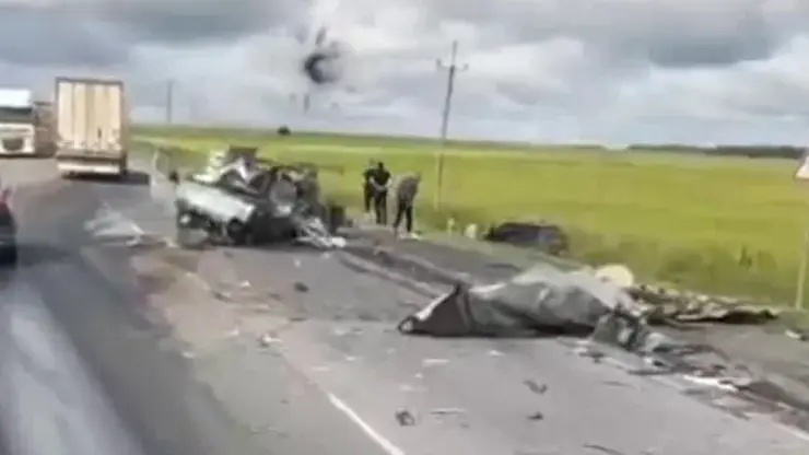 «Газель была, но от нее ничего не осталось»: один погиб, трое пострадали в массовом ДТП между Ачинском и Боготолом